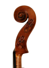 violin - Gagliano School - scroll image